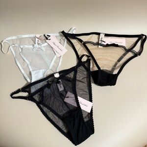 Pack of 3! NWT Agent Provocateur Panties. Orig $255